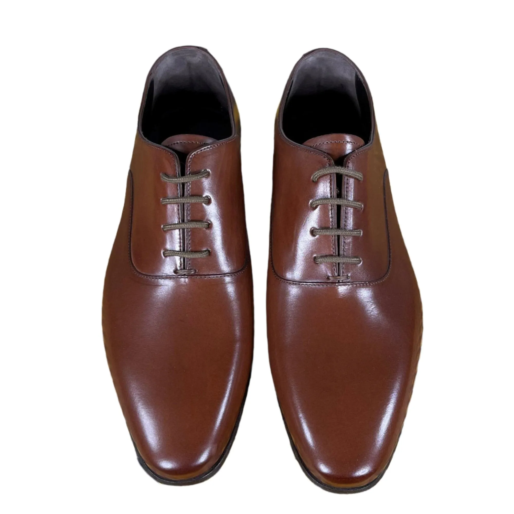 Paul Smith FLE02 Fleming Tan Leather Oxfords