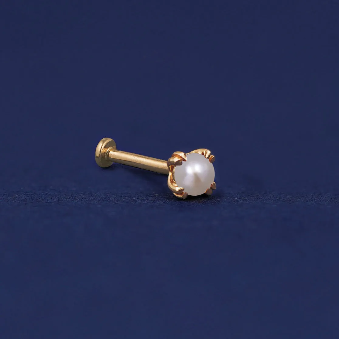 Pearl Flatback Piercing