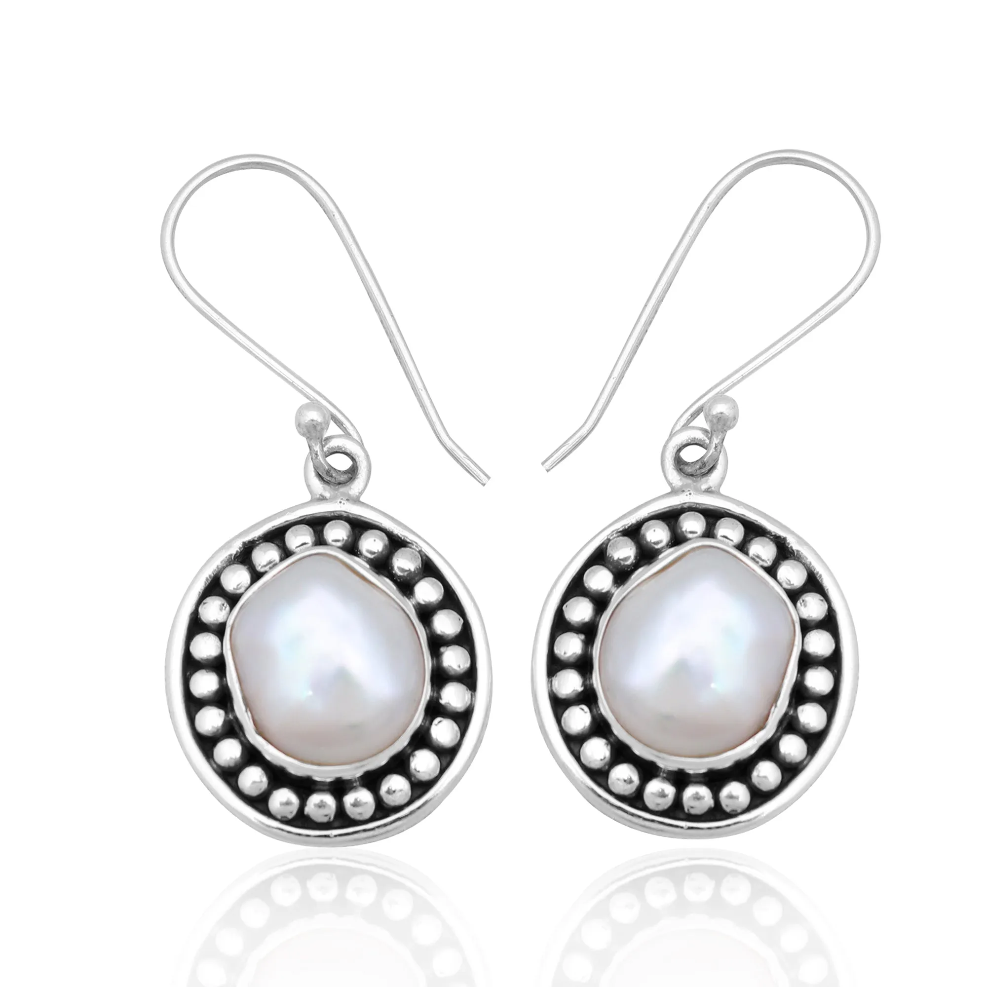 Pearl Silver Earring