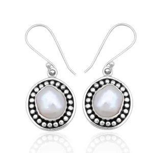 Pearl Silver Earring