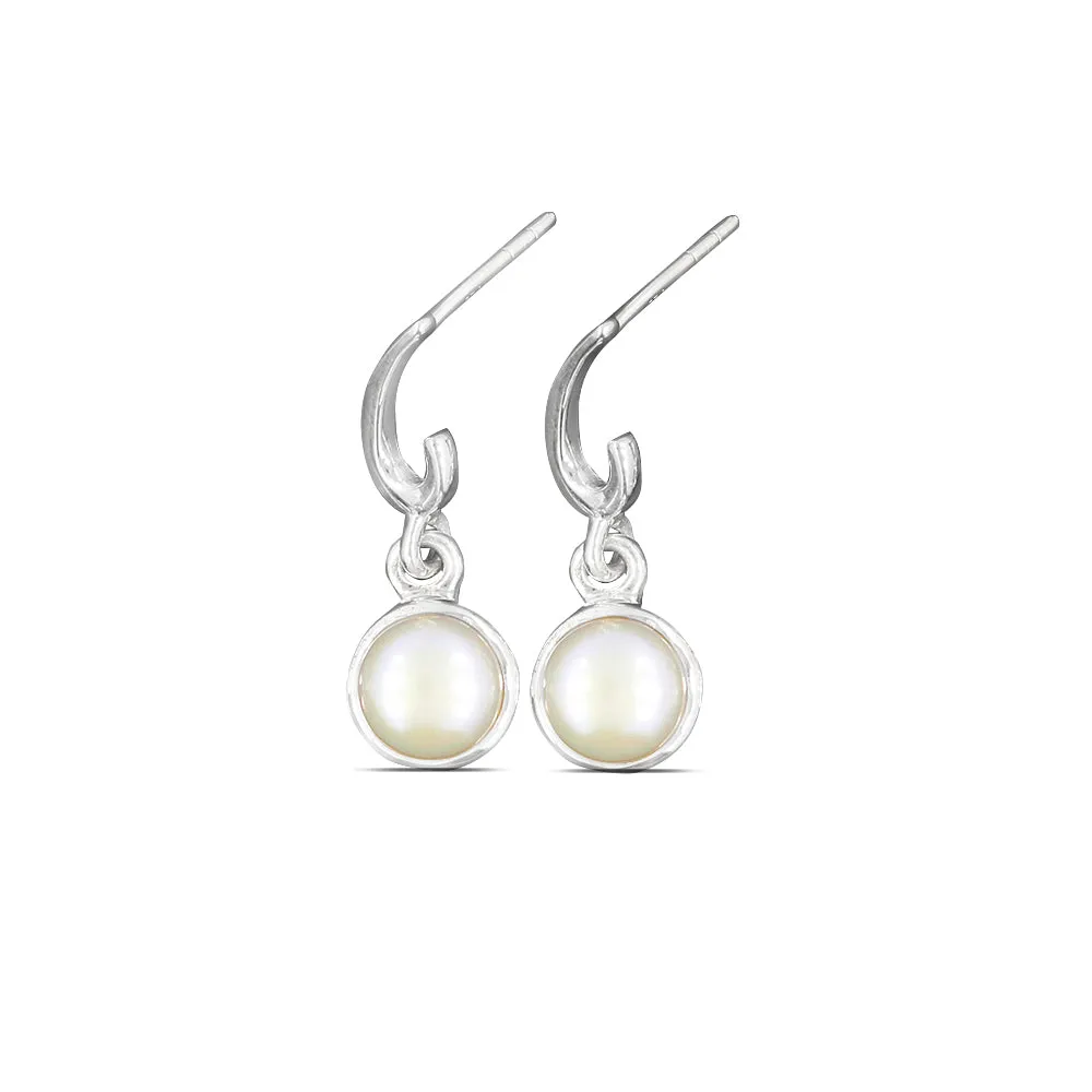 Pearl Silver Earrings