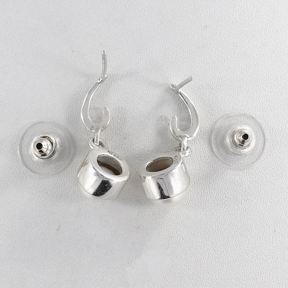 Pearl Silver Earrings