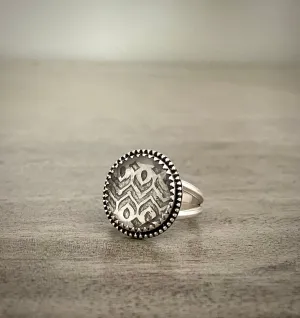 Peekaboo Quartz Ring