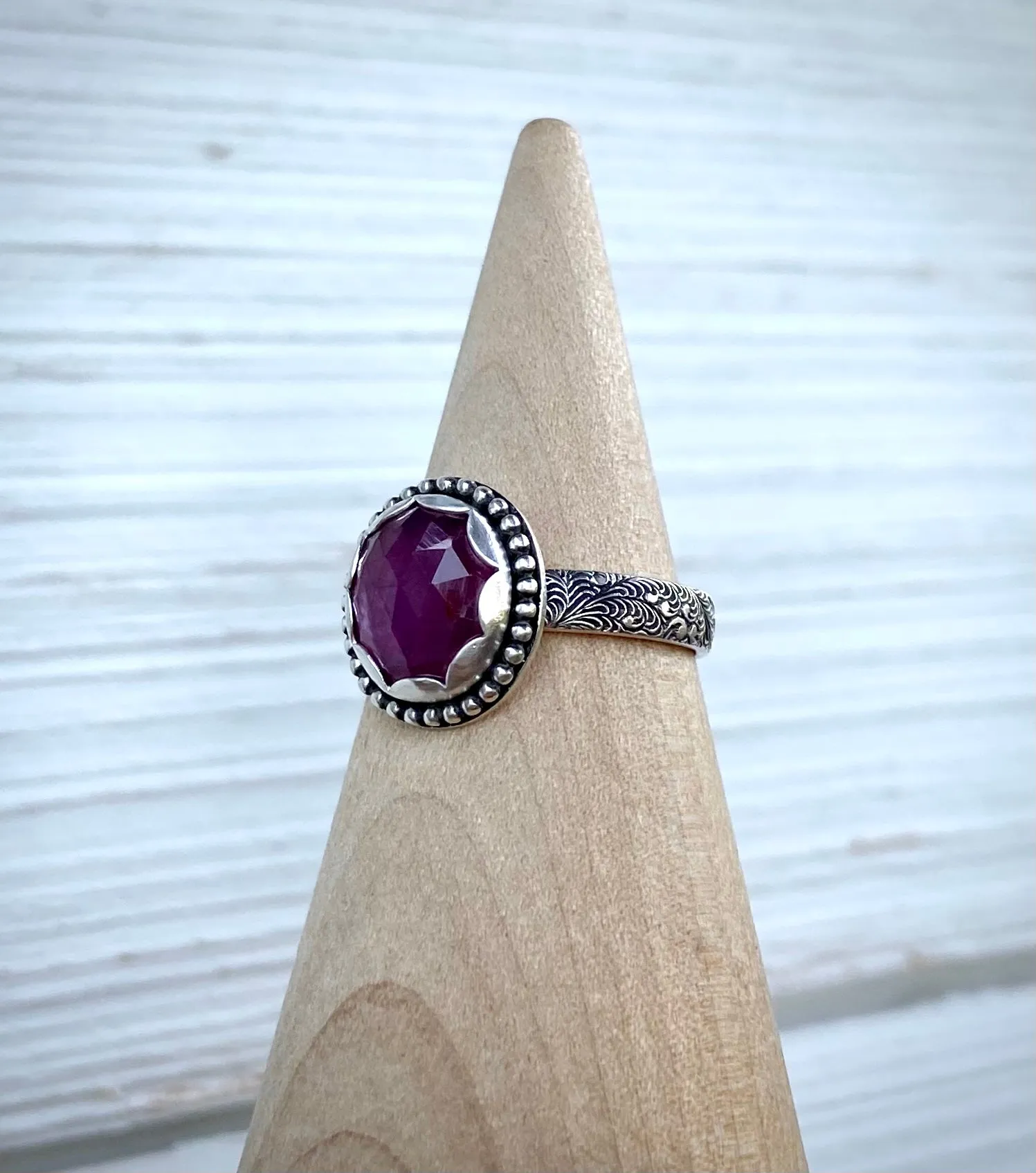 Pink Ruby Ring