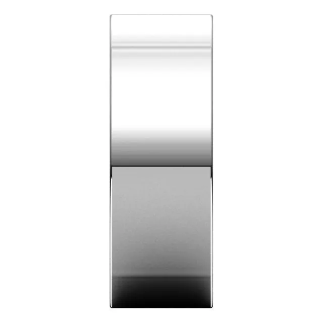 Platinum 8 mm Square Comfort Fit Wedding Band