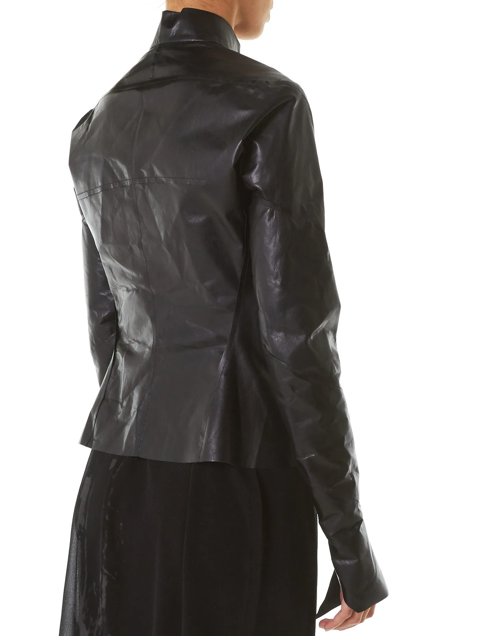 Polished Leather Jacket (JW170-NL-0-4-BLACK)