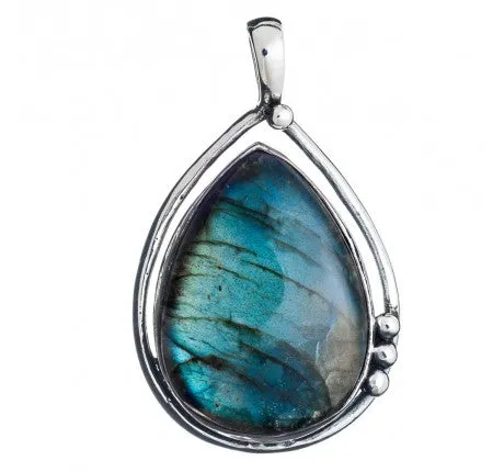 Poppy Pendant Large in various gemstones