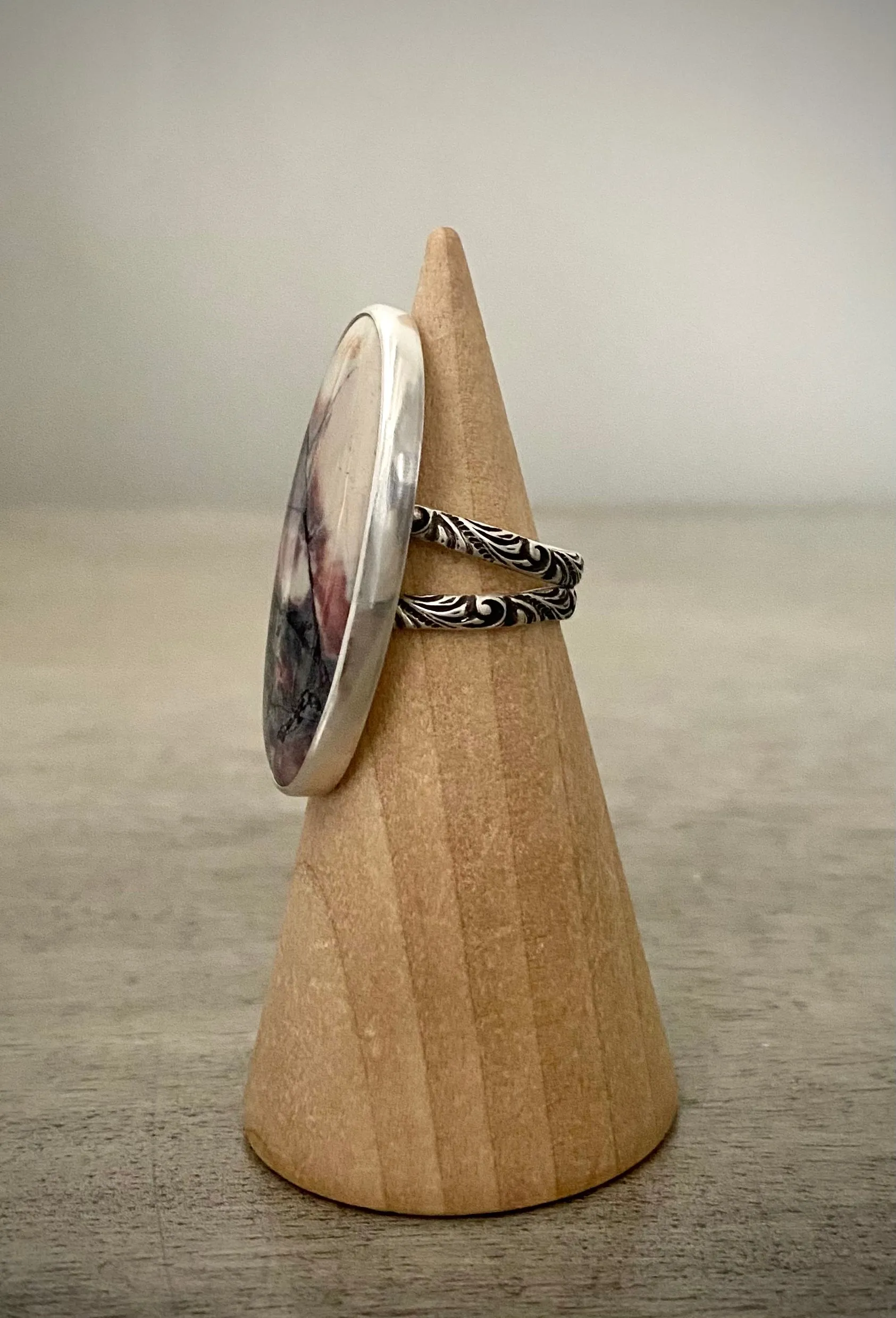 Porcelain Jasper Ring