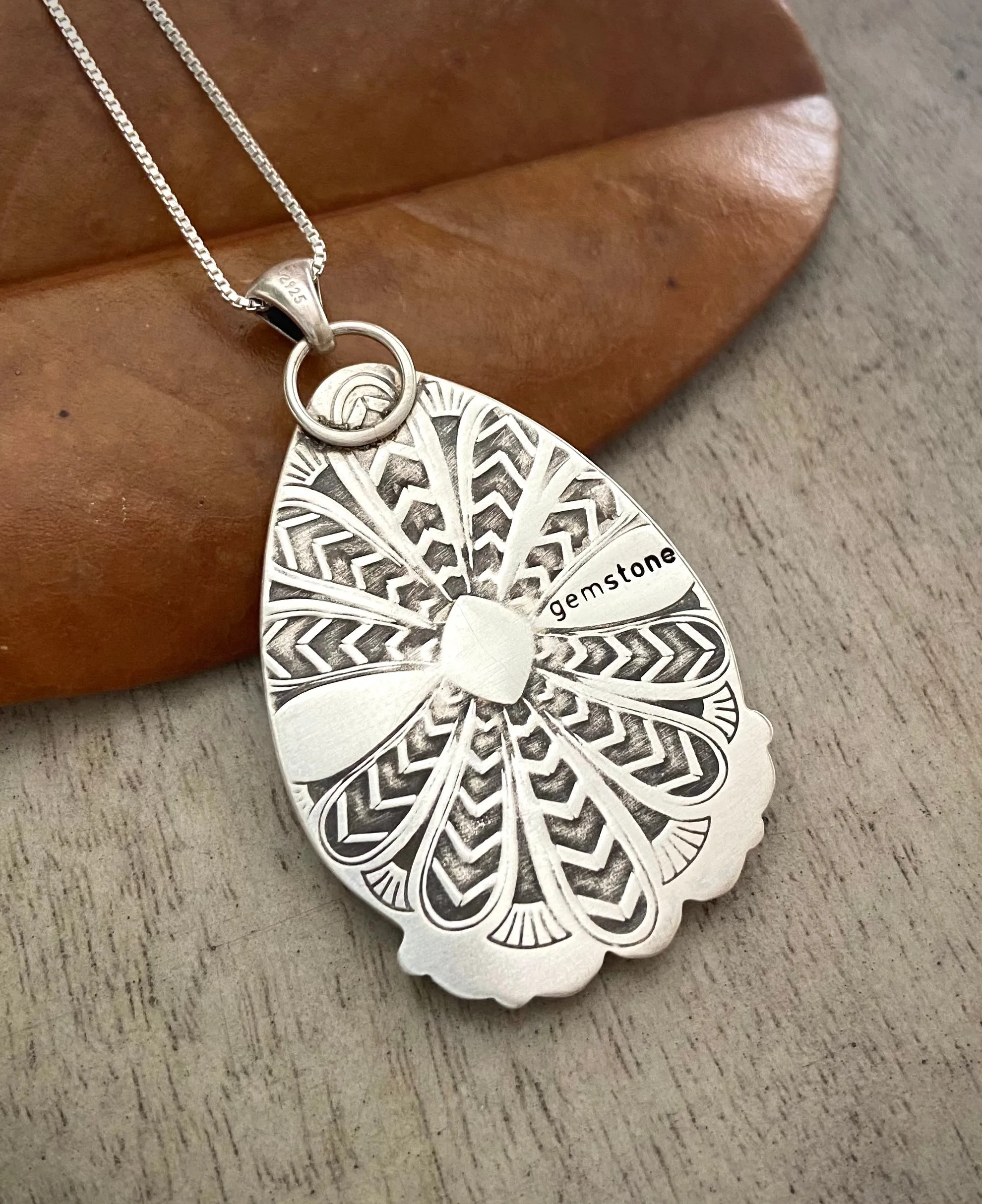 Prudent Man Plume Agate Pendant