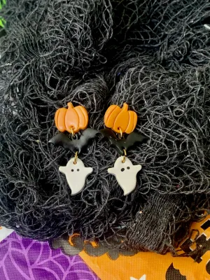 Pumpkins and bats and ghosts ah ha