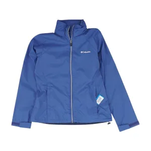 Purple Solid Rain Jacket