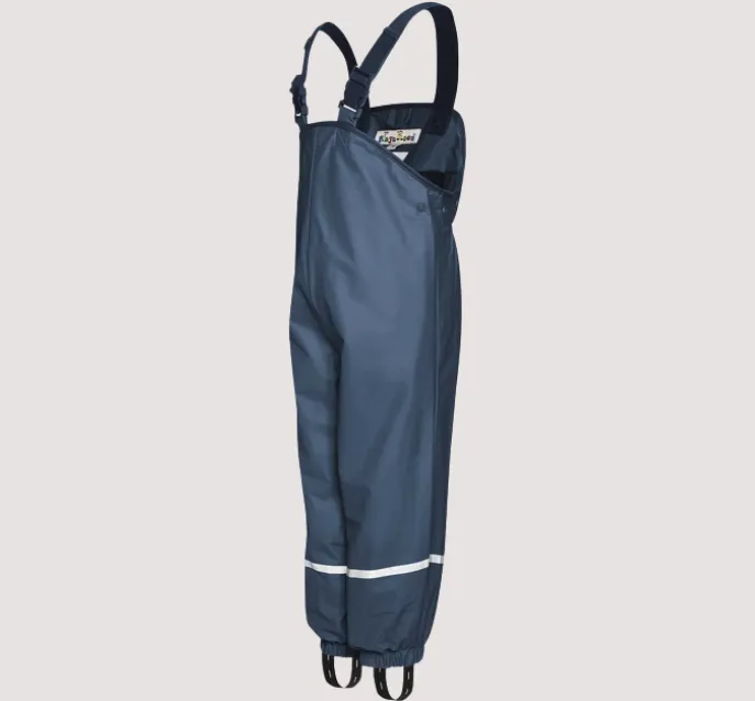 Rain Dungarees With Lining Navy