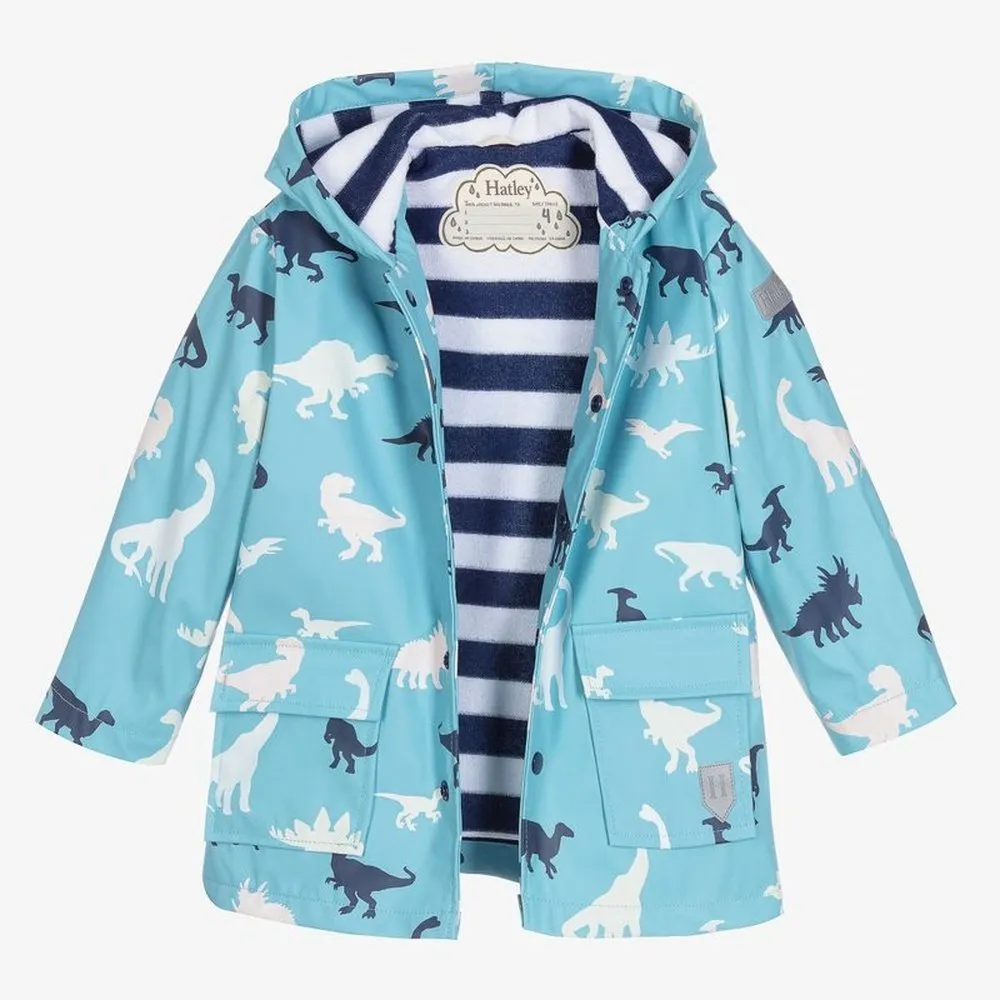 Rain Jacket - Prehistoric Dinosaur Colour Change