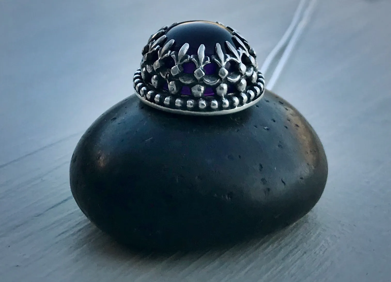 RESERVED: Amethyst Cocktail Necklace