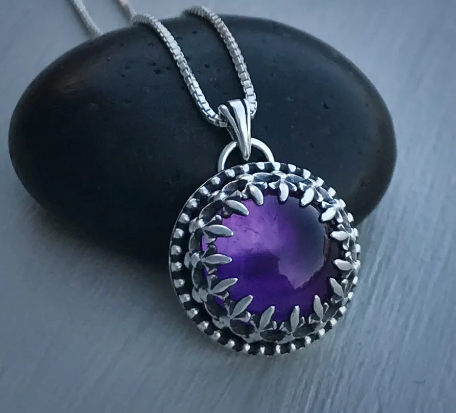 RESERVED: Amethyst Cocktail Necklace
