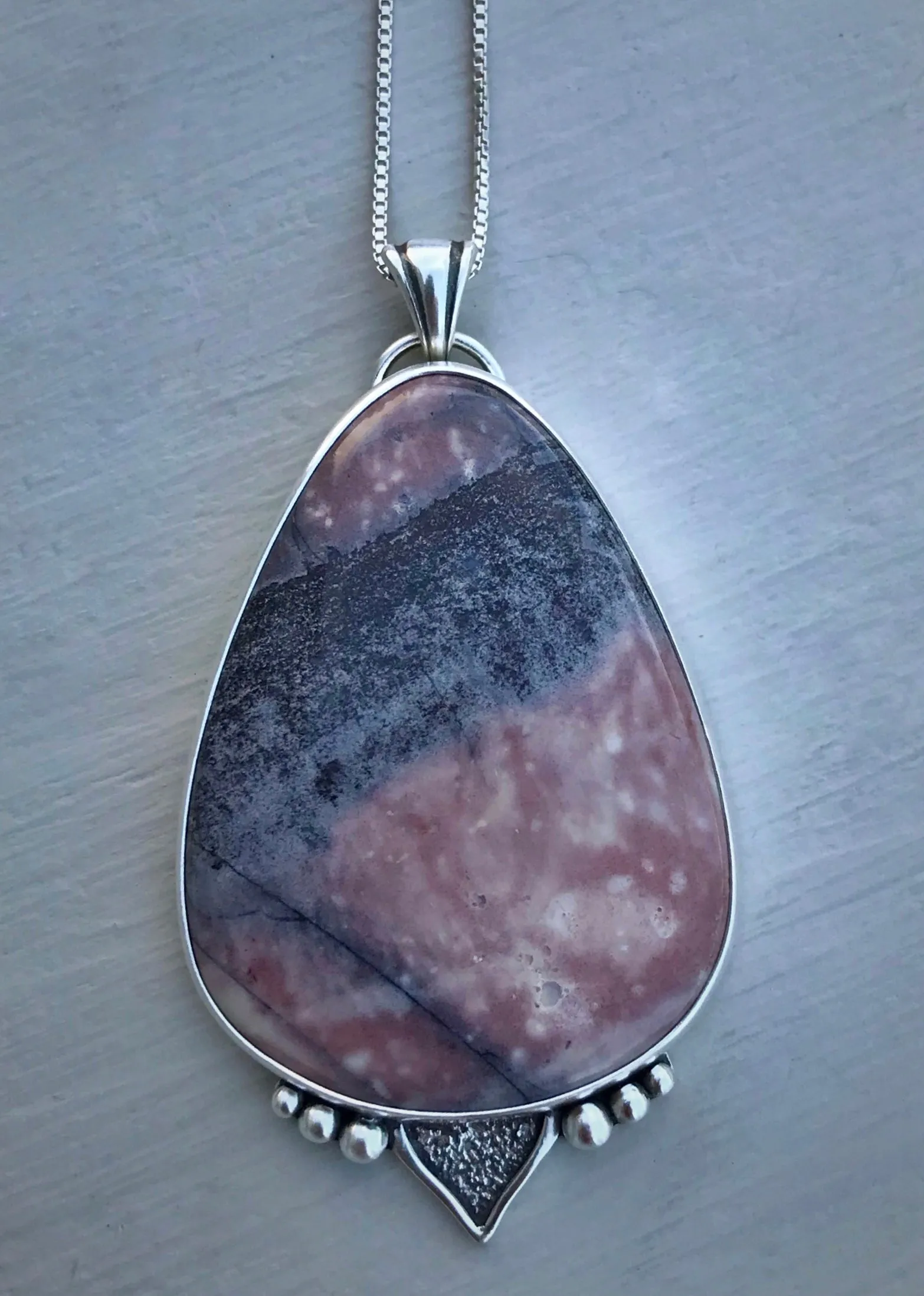 RESERVED: Porcelain Jasper Pendant