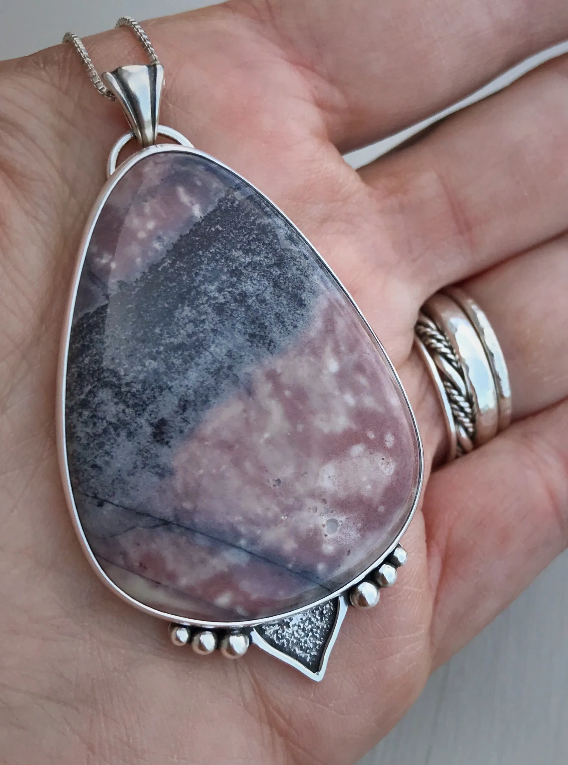 RESERVED: Porcelain Jasper Pendant