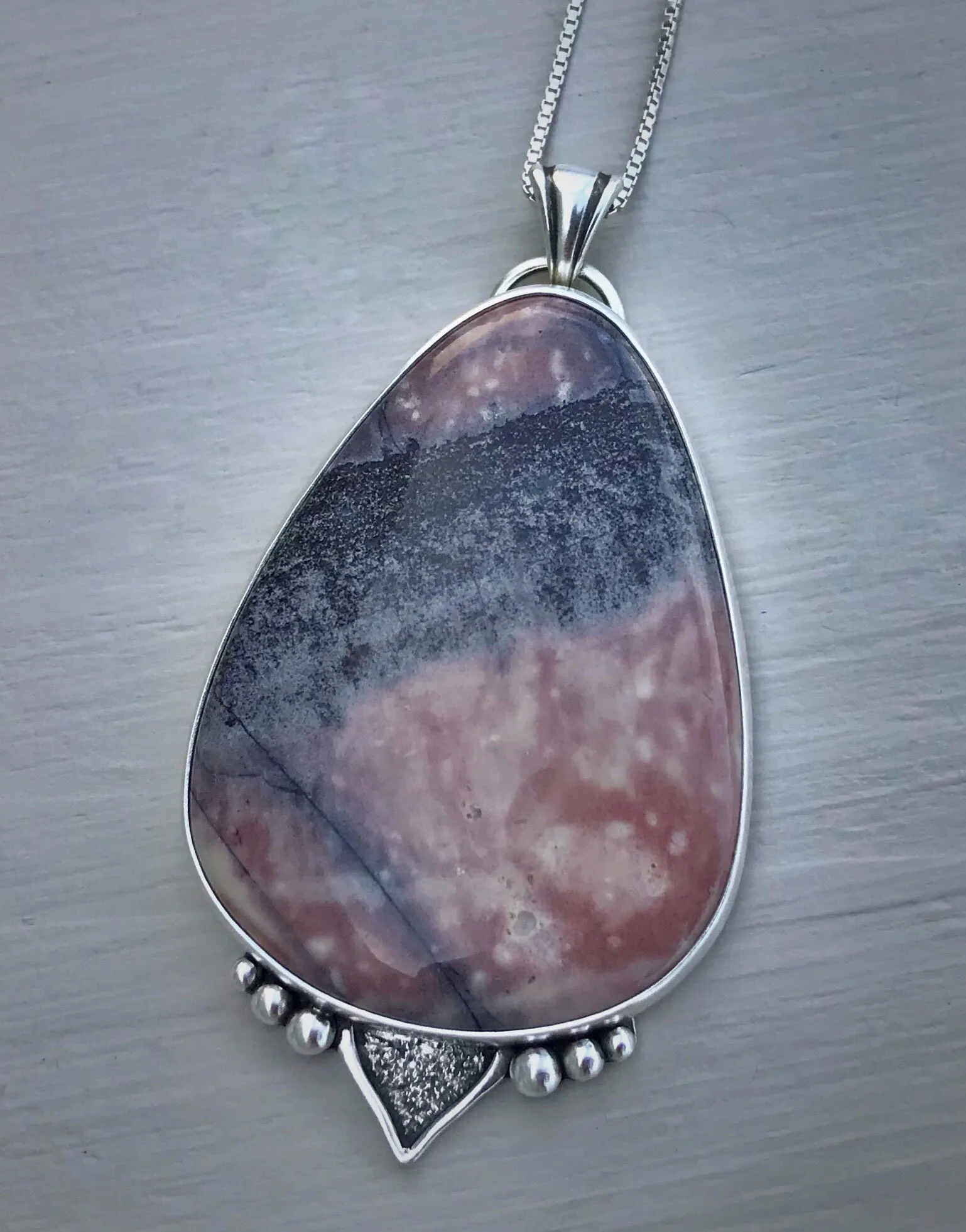 RESERVED: Porcelain Jasper Pendant