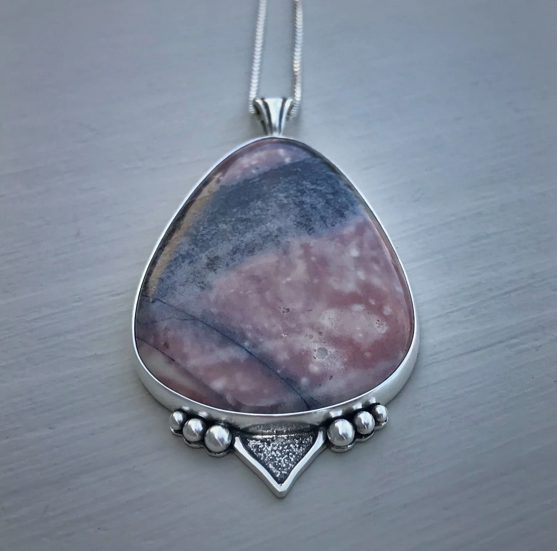 RESERVED: Porcelain Jasper Pendant