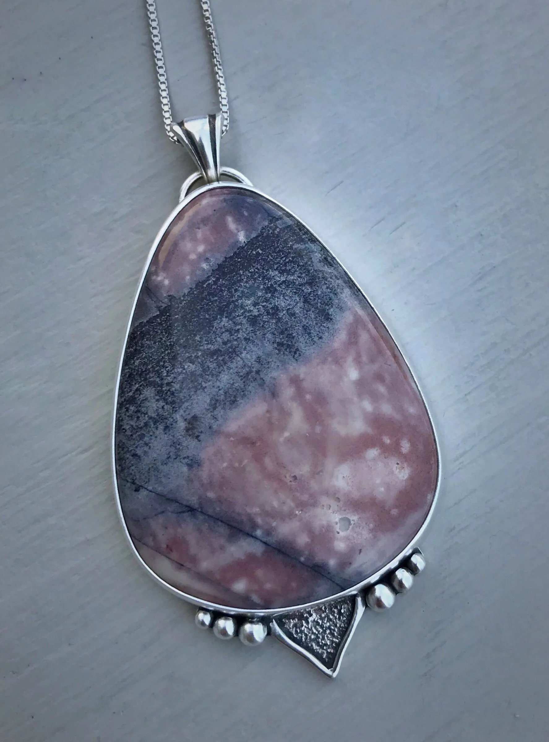 RESERVED: Porcelain Jasper Pendant