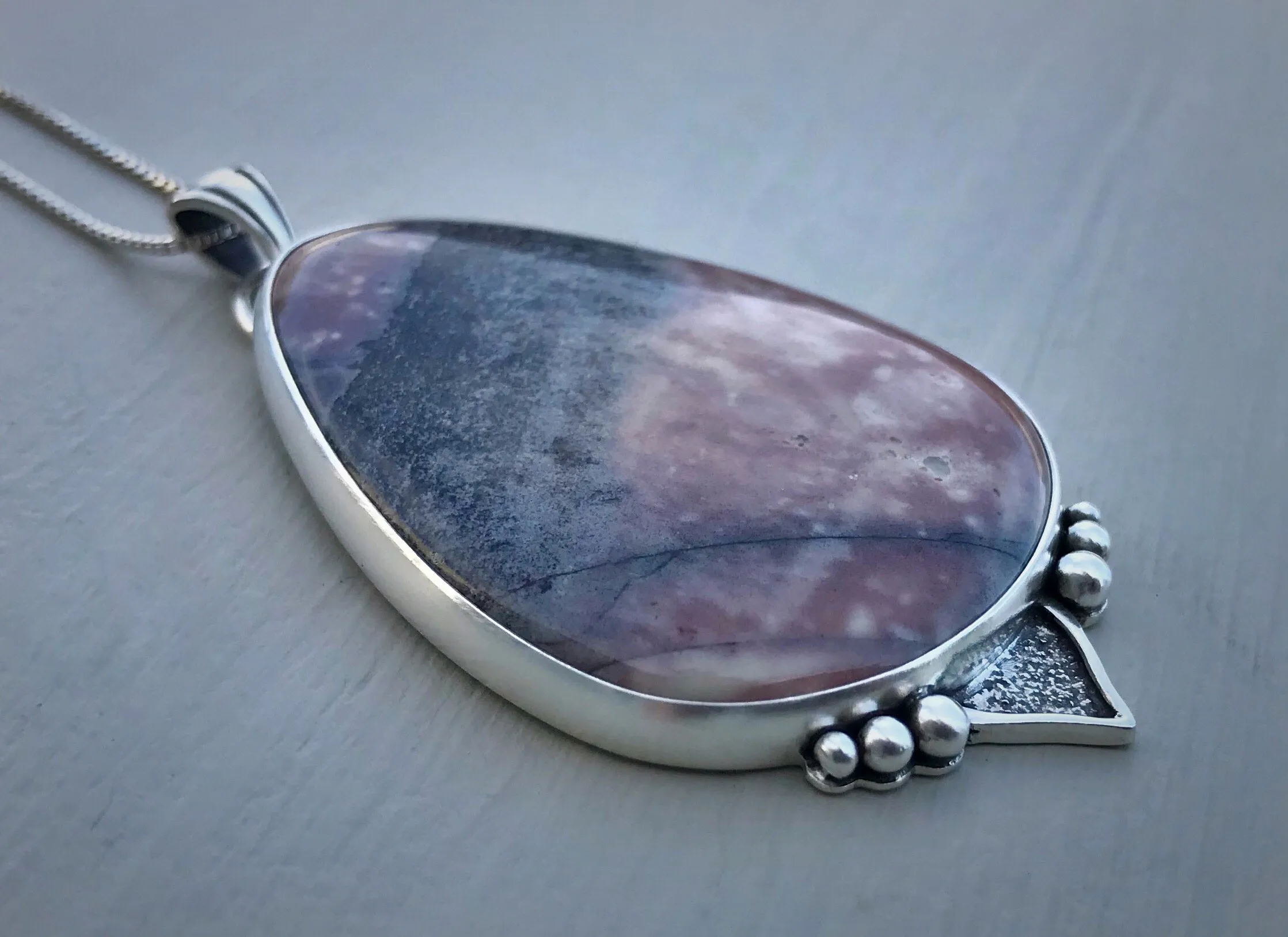RESERVED: Porcelain Jasper Pendant