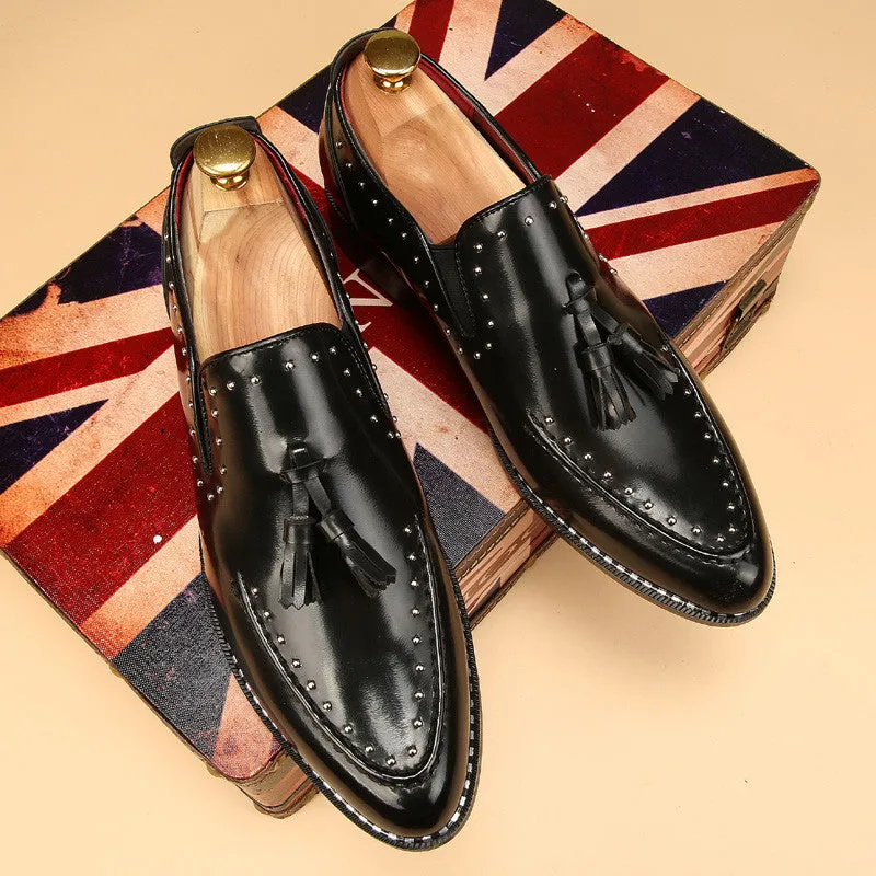 Retro Tassel Dress Shoes In 3 Colors