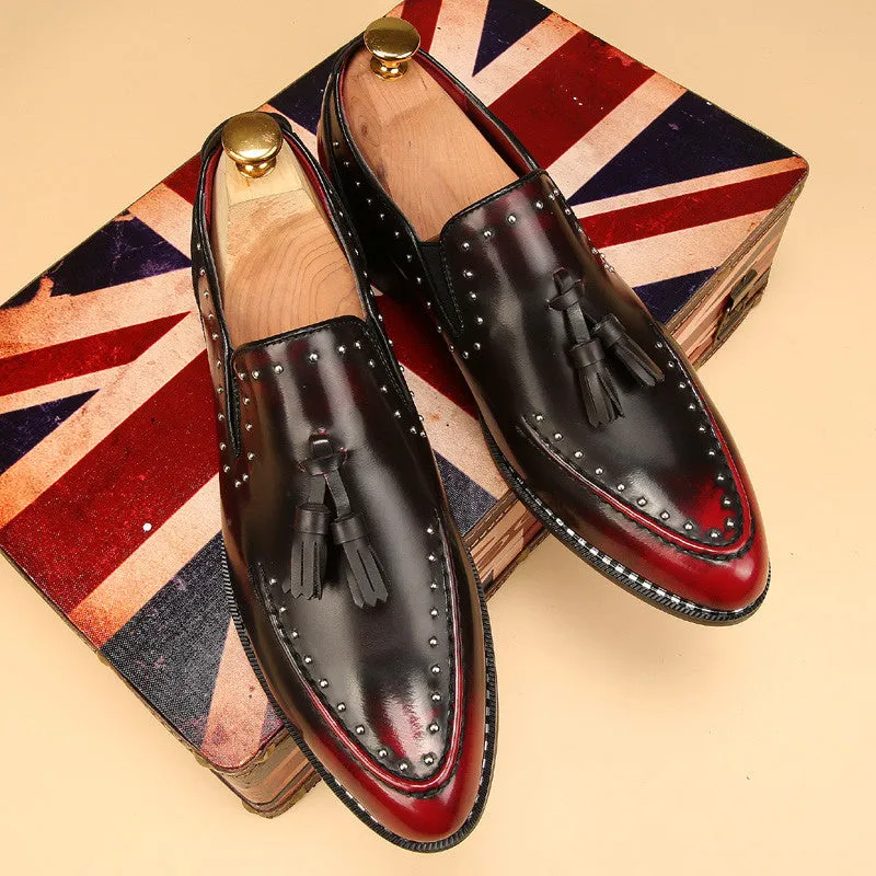 Retro Tassel Dress Shoes In 3 Colors
