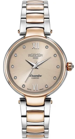 Roamer Watch Dreamline Rose Sunray Diamond