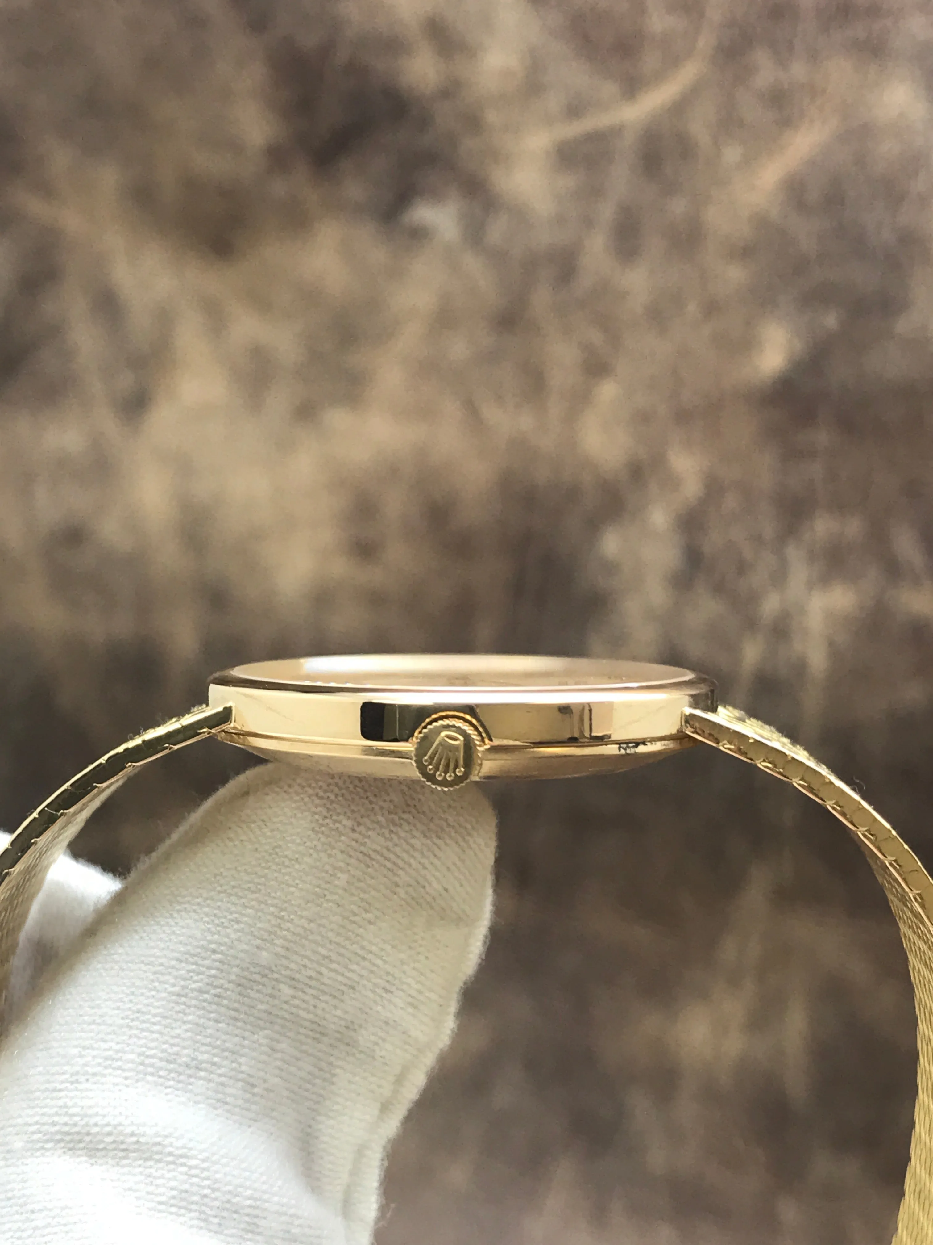 Rolex Cellini 4934 Champagne Dial Hand Wind Watch