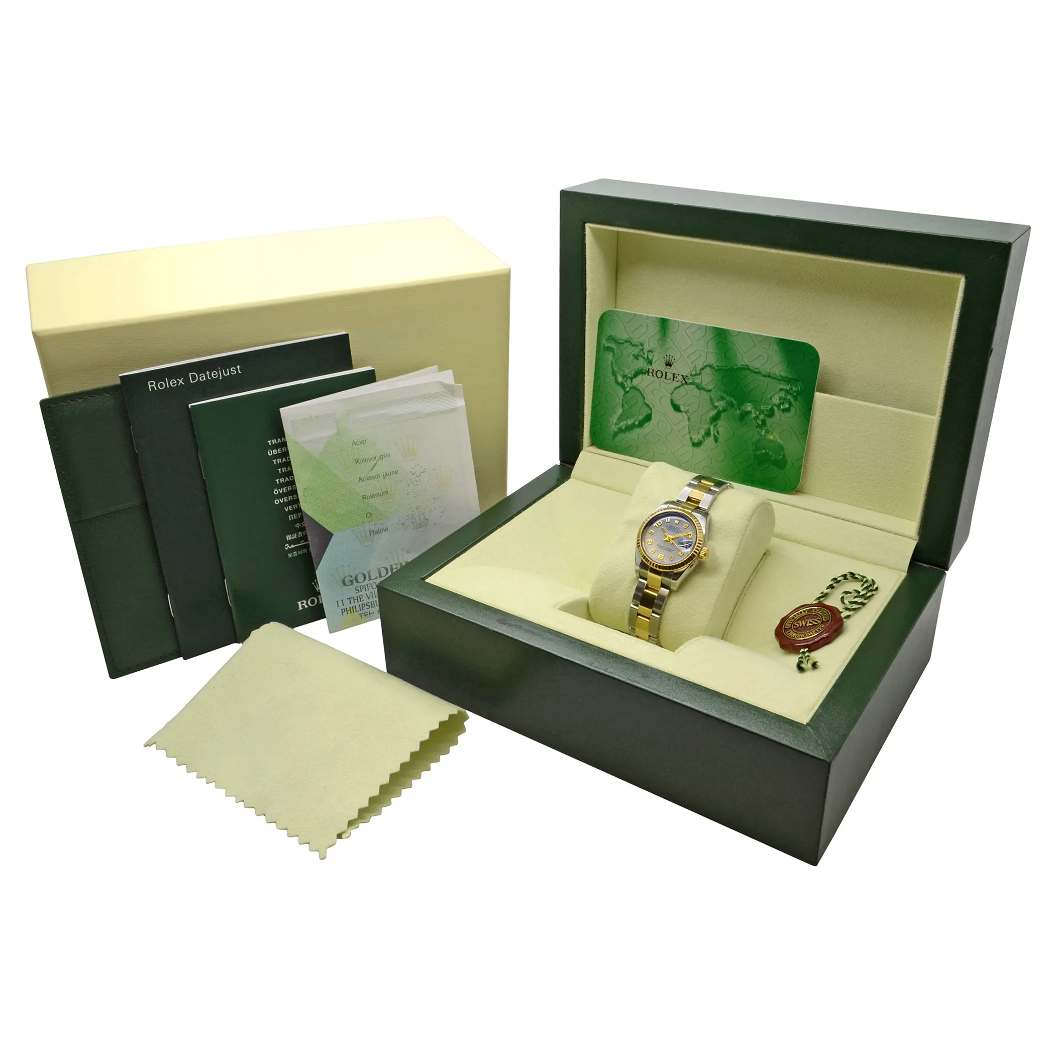 Rolex Datejust 179173 White Dial Automatic  Women's Watch