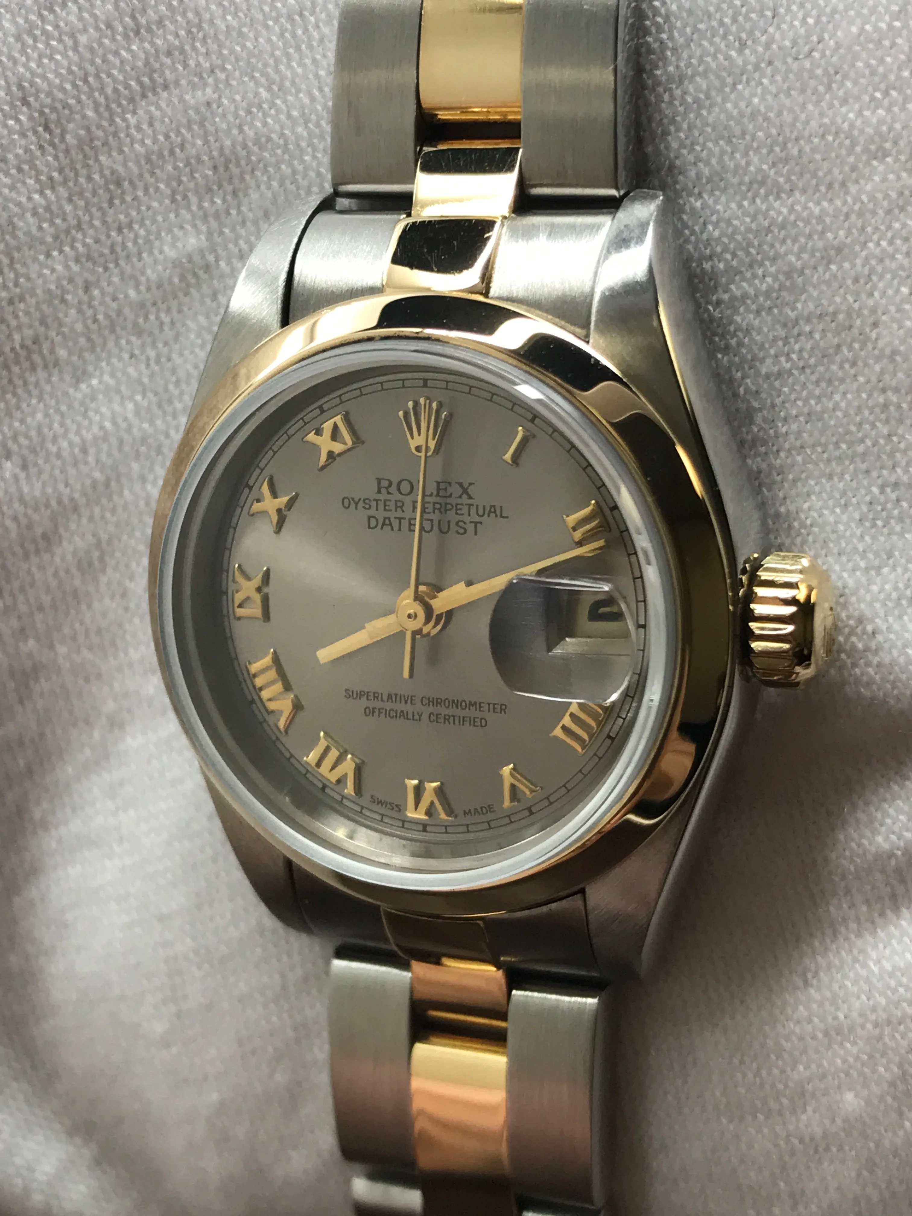 Rolex Datejust 26mm 79163 Silver Roman Dial Automatic Women's Watch