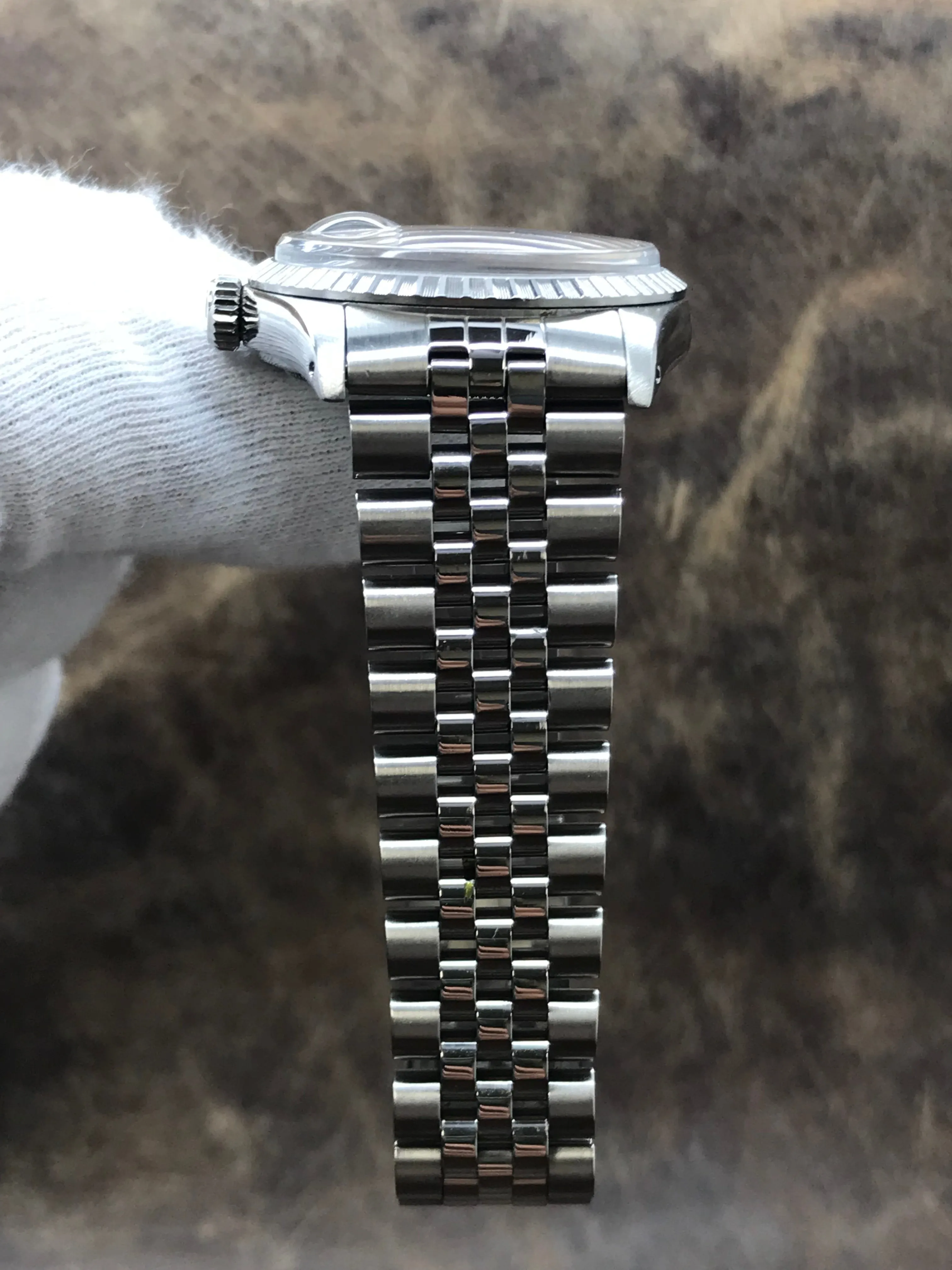 Rolex Datejust 36mm 16030 Custom Logo Blue Dial Automatic Watch