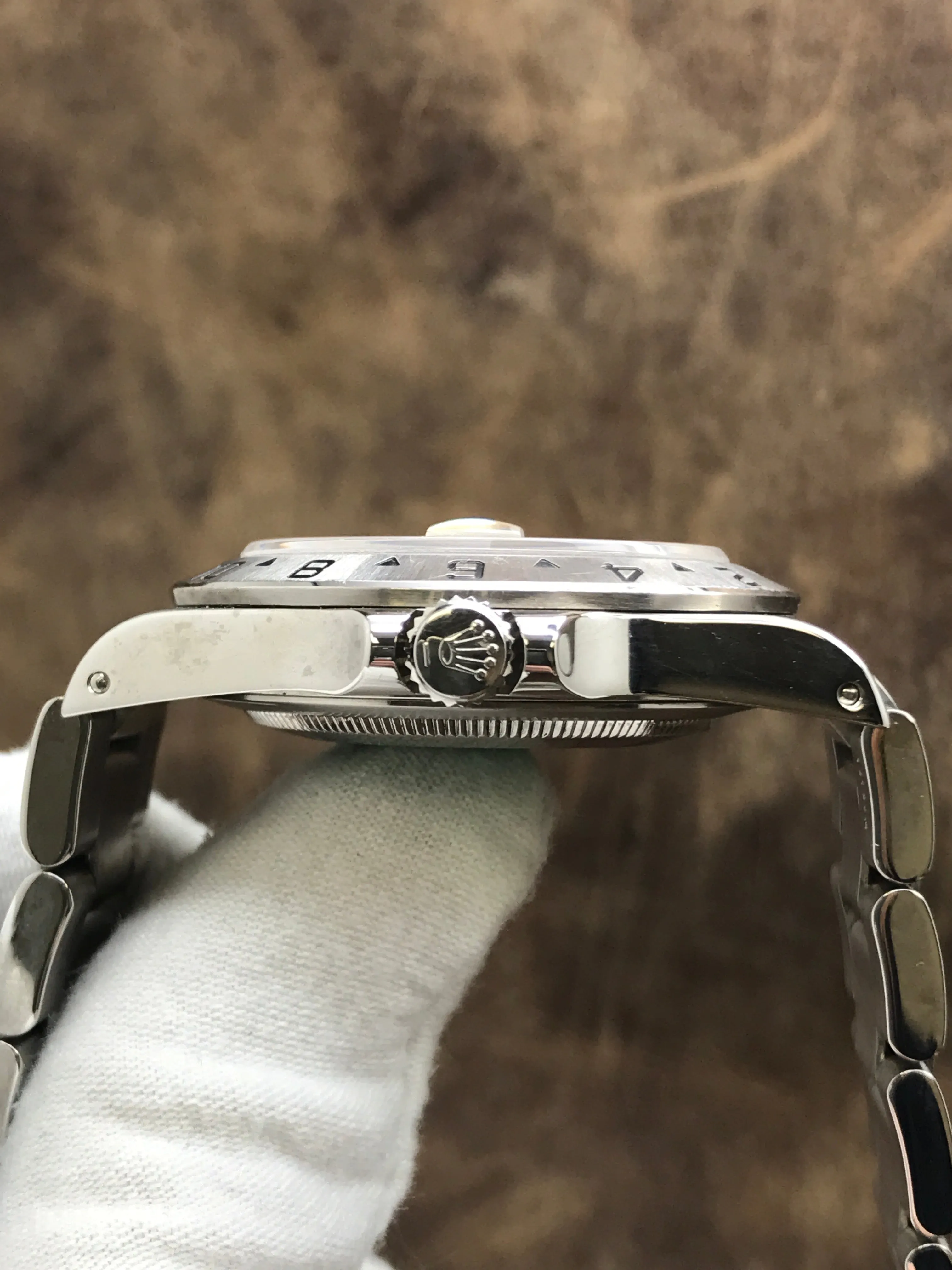 Rolex Explorer II SEL B&P 16570 White Dial Automatic Men's Watch