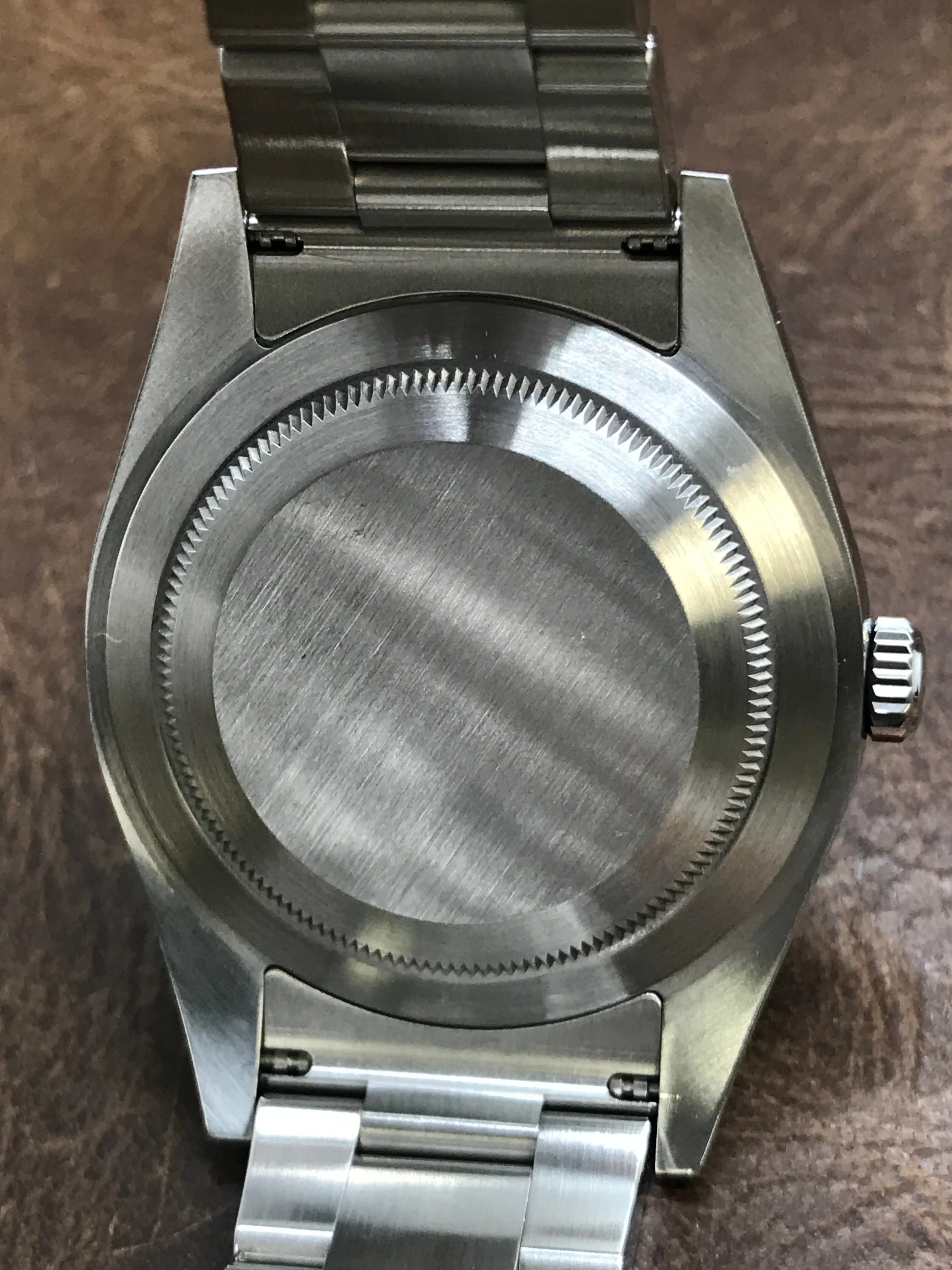 Rolex Oyster Perpetual 39mm 114300 Red Grape Dial Automatic Watch