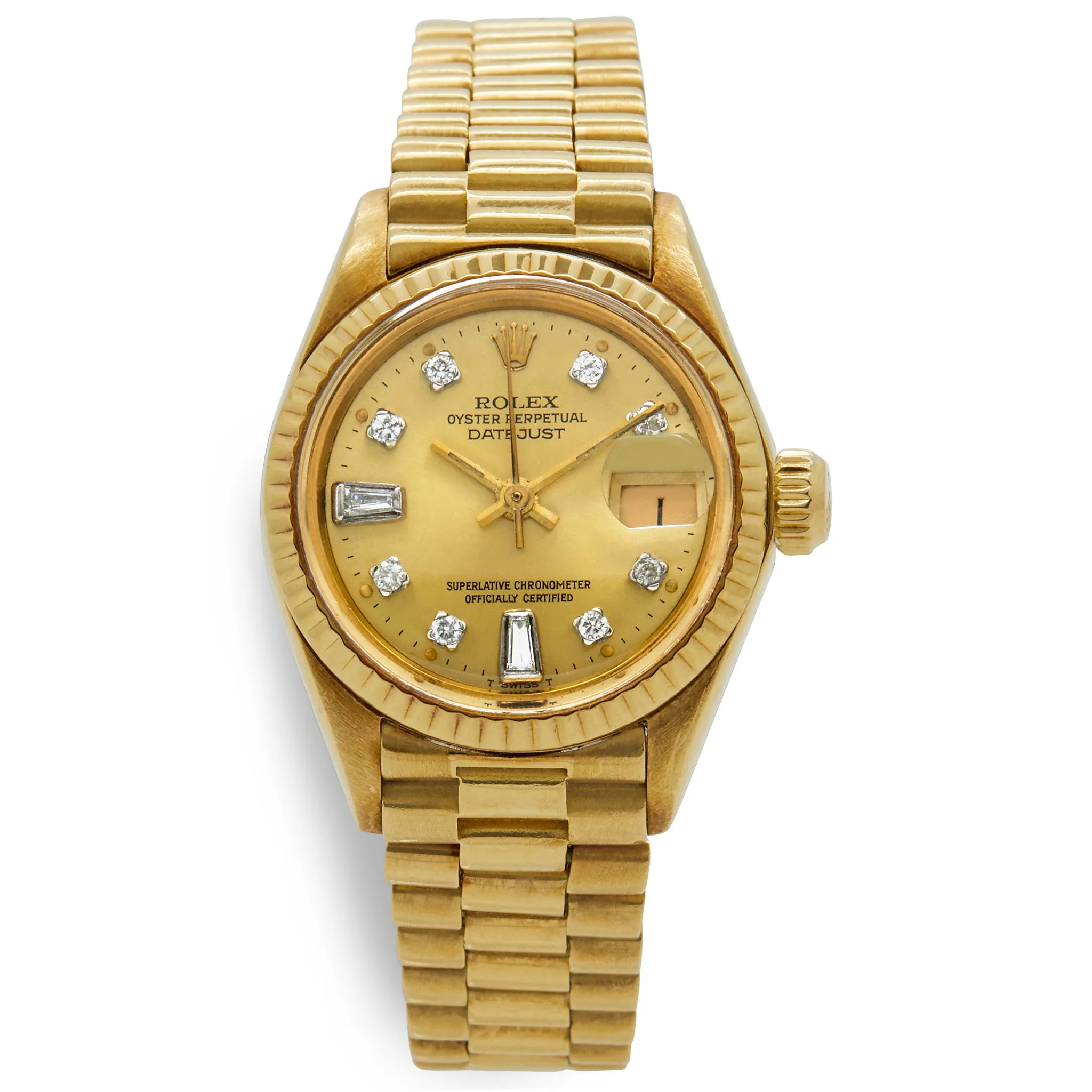 Rolex President 26mm President 69178 Champagne Dial Automatic Women's Watch