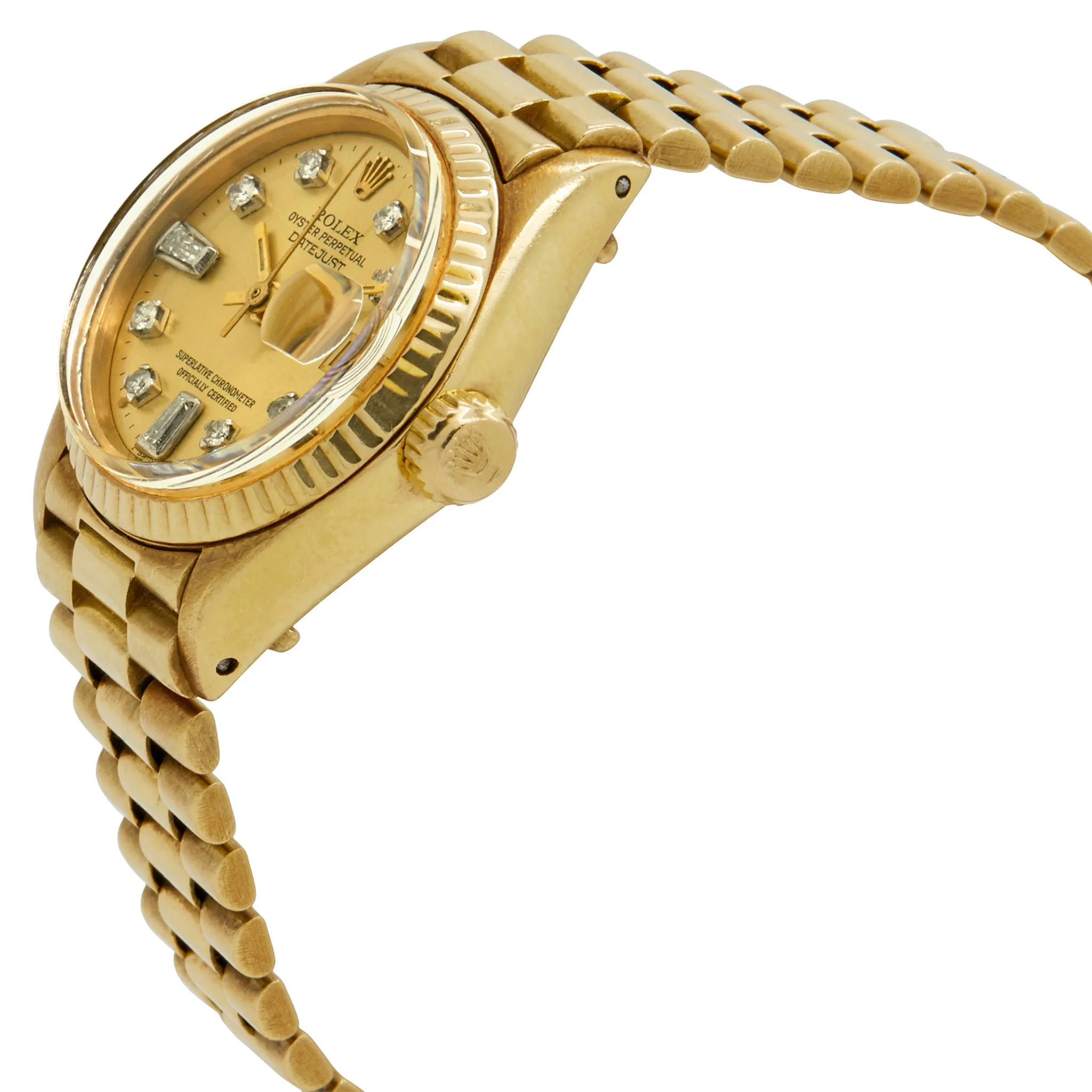 Rolex President 26mm President 69178 Champagne Dial Automatic Women's Watch