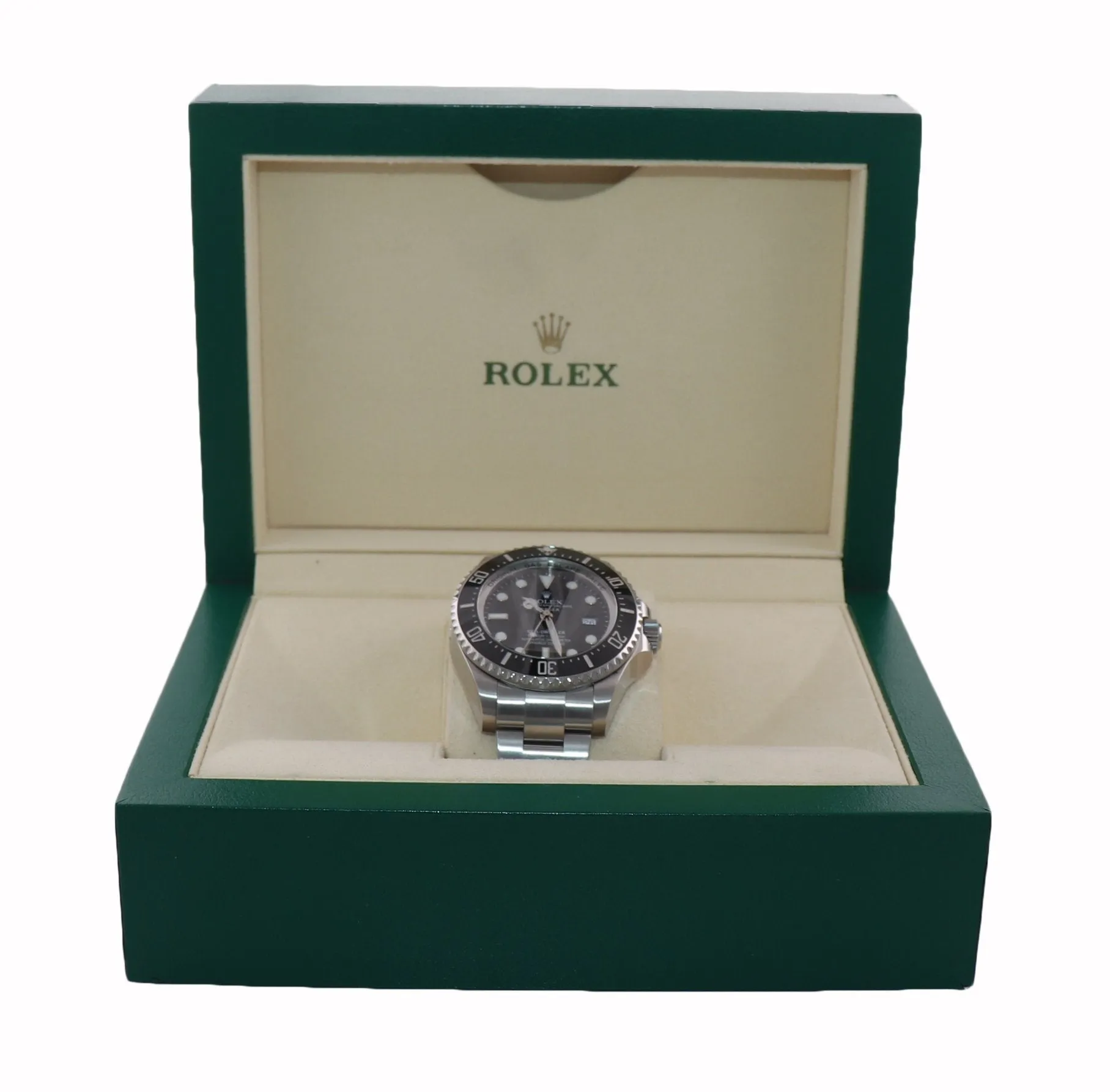 Rolex Sea-Dweller Deepsea 116660 Stainless Steel 44mm Black Watch Box