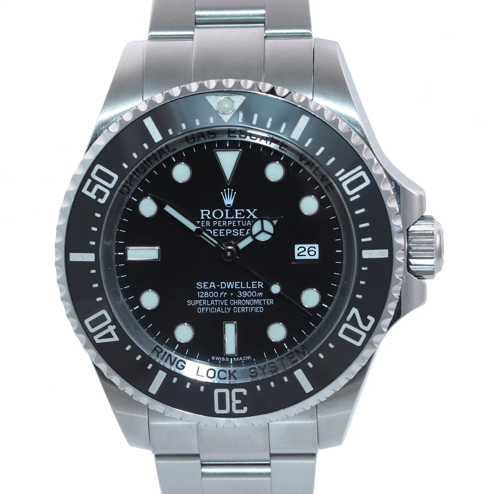 Rolex Sea-Dweller Deepsea 116660 Stainless Steel 44mm Black Watch Box