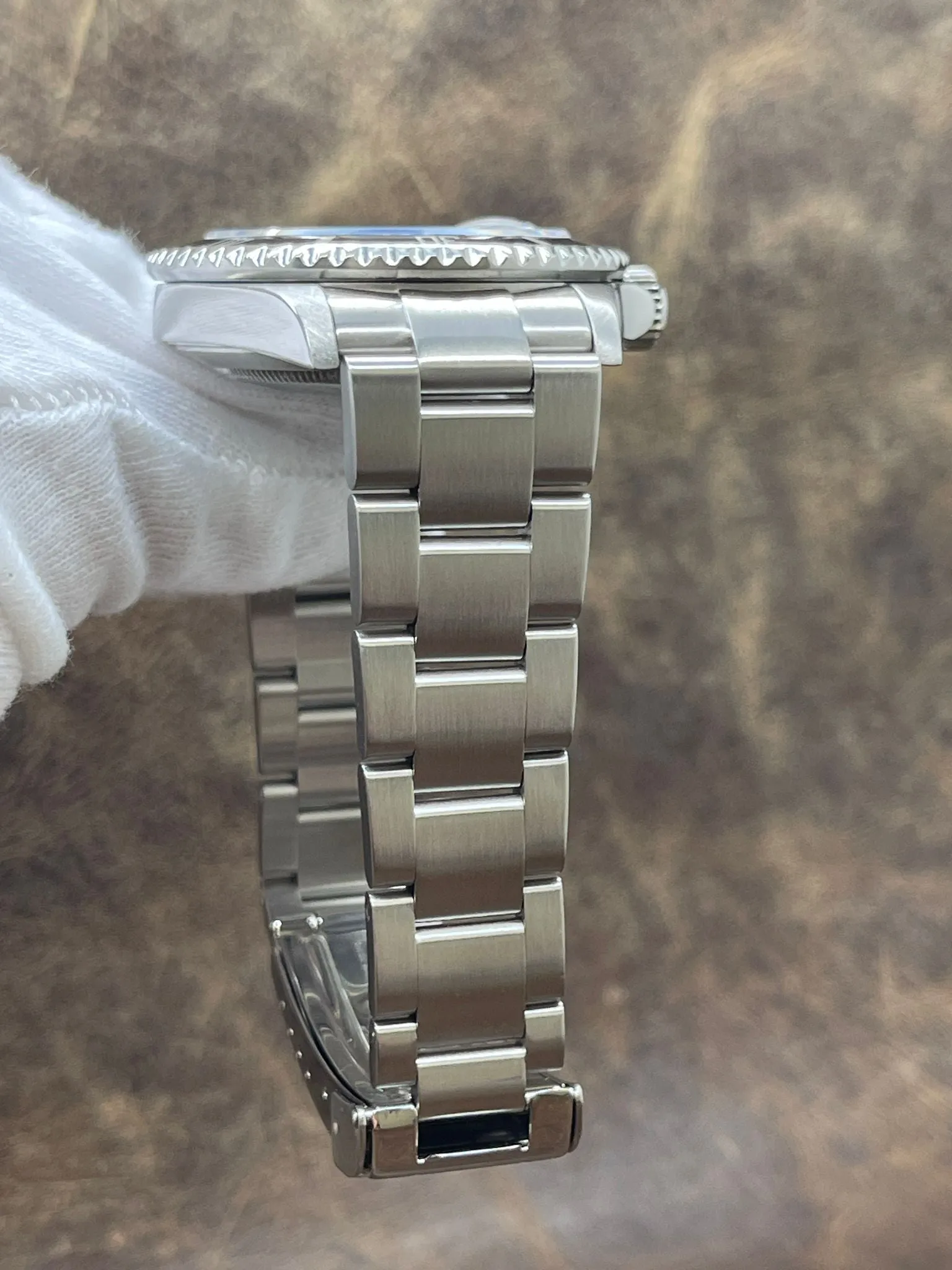 Rolex Submariner Date SEL NO Holes 16610 Black Dial Automatic Men's Watch