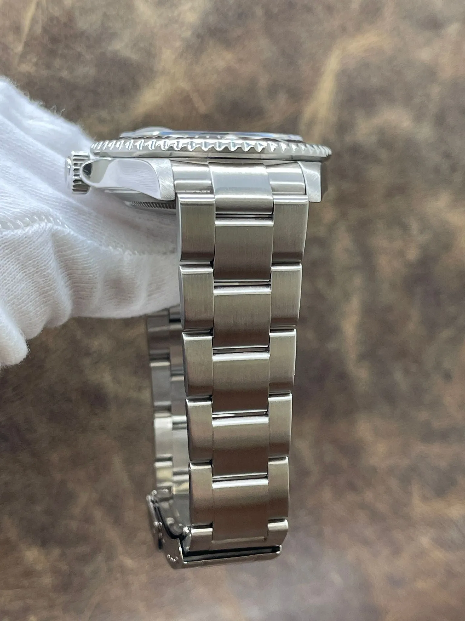 Rolex Submariner Date SEL NO Holes 16610 Black Dial Automatic Men's Watch