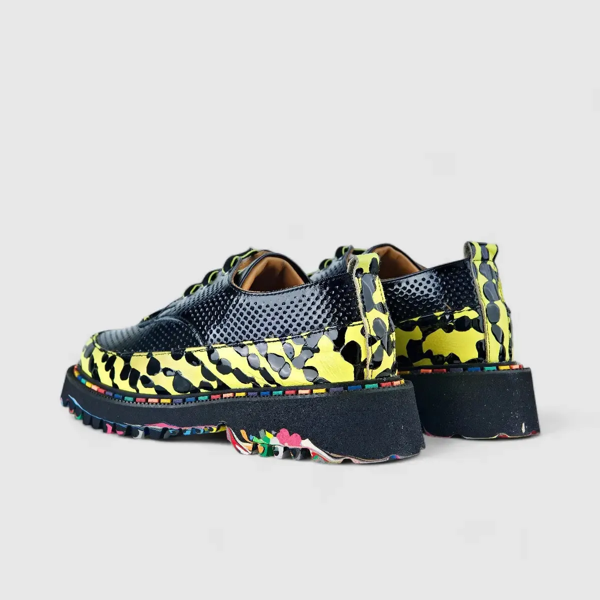 Rovigo Oxfords Yellow/Black 205444