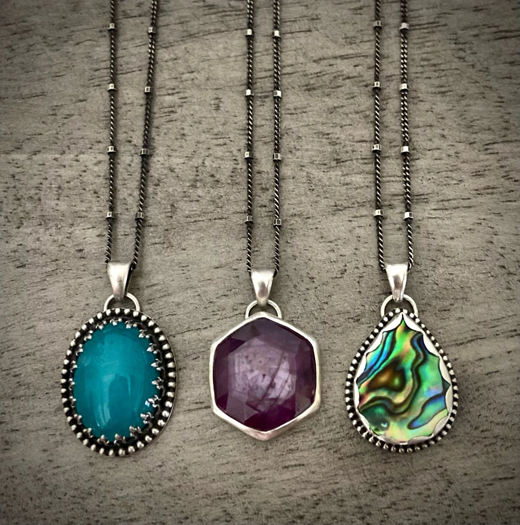 Ruby Hex Necklace