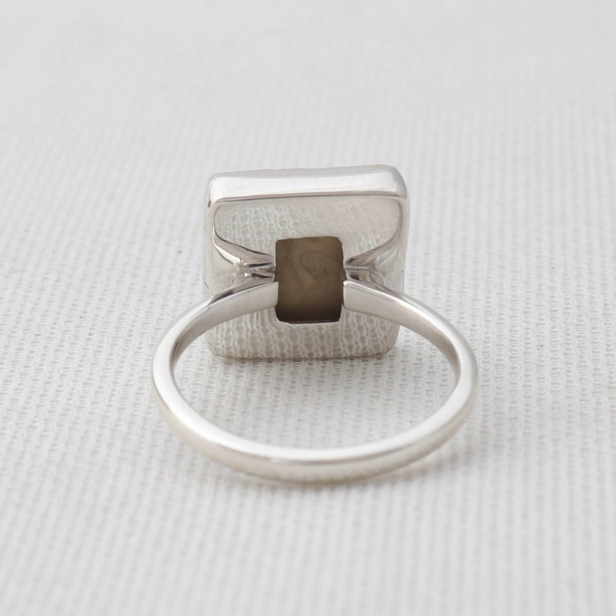 Russian Dendritic Opal Silver Ring