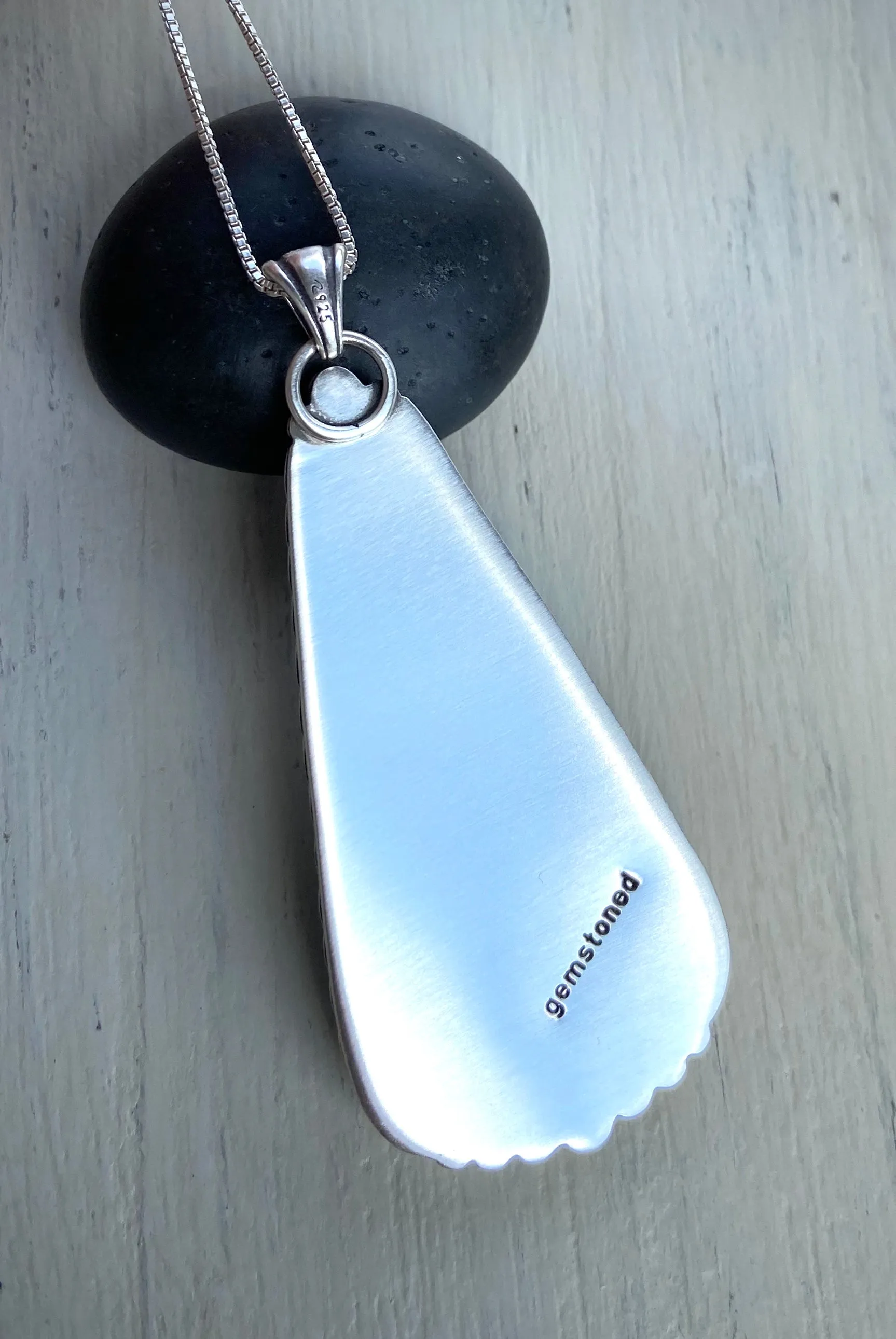 Sagenitic Fluorite Pendant