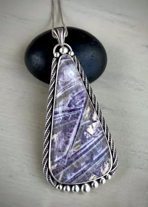 Sagenitic Fluorite Pendant