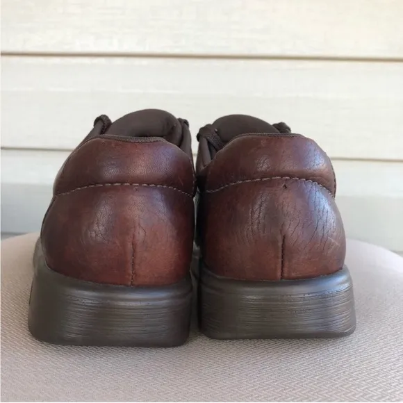 SAS Men's Casuals Bout Time Lace Up Brown Leather Loafer Shoes  7M