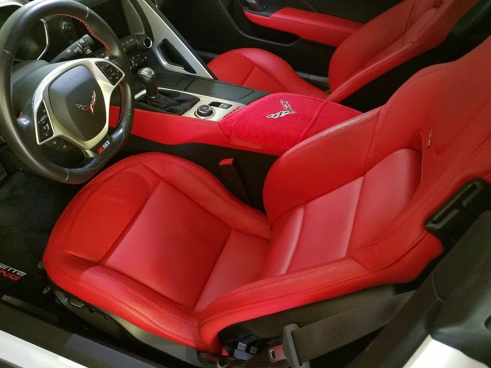 Seat Armour KACORC7R Red Console Cover for 2014-2018 C7 Corvette