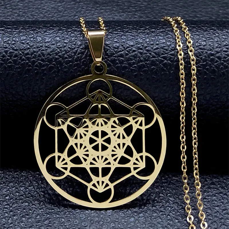 Seven Archangels Amulet Stainless Steel Necklace - The Ultimate Gothic Talisman for Protection and Guidance