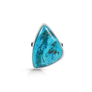 Shattuckite Adjustable Ring-(STK-R-3.)