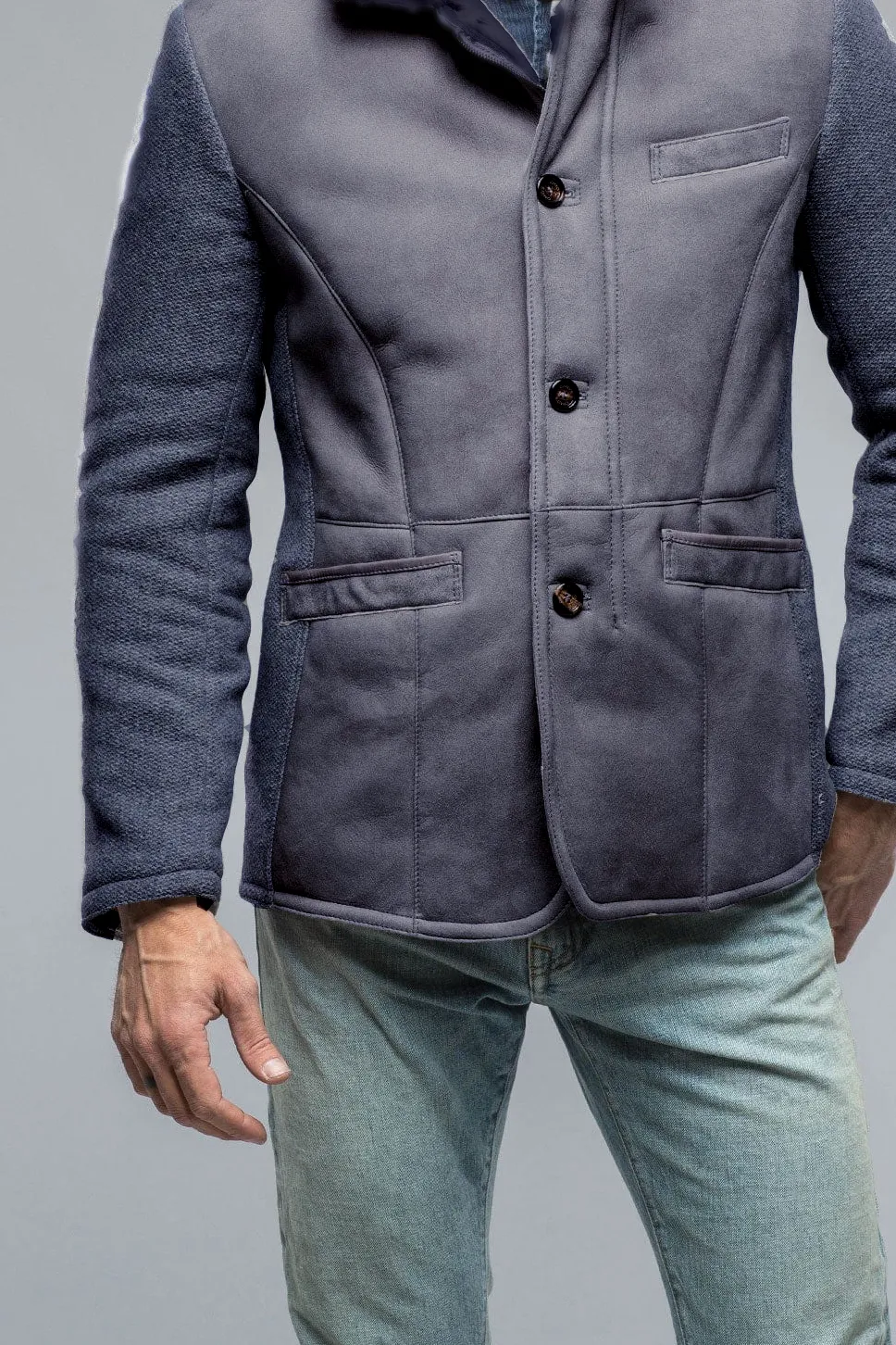 Shearling Knit Jacket